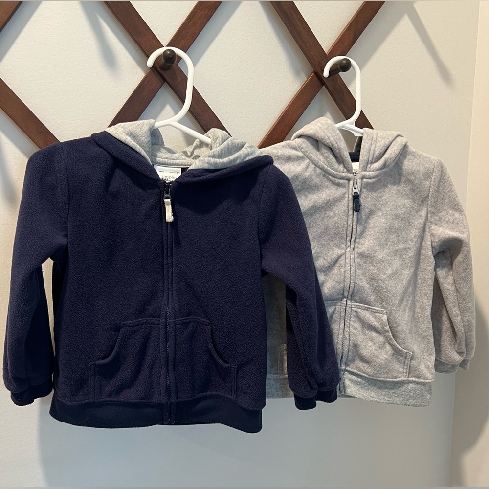Toddler boy fleece jacket bundle 24 months - Picture 1 of 7